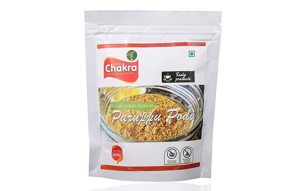 Shree Chakra South Indian Special Paruppu Podi   Pack  200 grams
